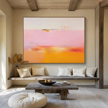 Load image into Gallery viewer, Soft Color Block Abstract Painting DKH476