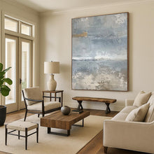 Load image into Gallery viewer, Gray - Toned Textured Abstract Art - Perfect for Living Room & Hallway LargeART2354