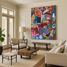 Load image into Gallery viewer, “Color Overlap” Vivid colors, overlapping abstract forms. DTP297