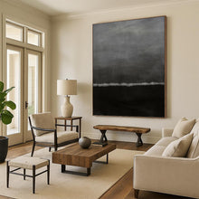 Load image into Gallery viewer, “Grey Gradient Minimalism” - Grey Abstract Art on Canvas DKH1202