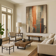 Load image into Gallery viewer, “Vertical Color Streaks” – Tall Abstract with Vertical Color Flow DTP113