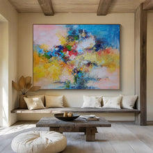 Load image into Gallery viewer, Abstract Colorful Bouquet Painting for Feminine Bedroom & Cheerful Kitchen DKH118