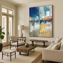 Load image into Gallery viewer, Cityscape Abstract Art, Fit for Urban Apartment & Modern Gallery LargeART2331