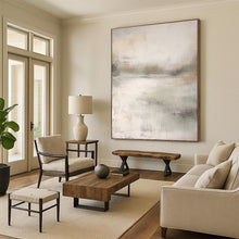 Load image into Gallery viewer, “Muted Abstract Horizon” - Minimalist Landscape Art on Canvas DKH1668