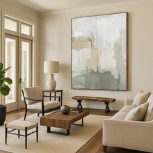 Load image into Gallery viewer, Large - Scale Neutral Tones Abstract Art for Bedroom & Wellness Retreat LargeART0438