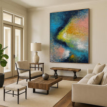 Load image into Gallery viewer, Hand - painted Massive Textured Color Block Abstract Acrylic Art for Modern Galleries LargeART0057