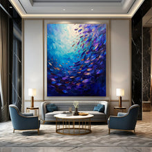 Load image into Gallery viewer, Underwater Fish Symphony Acrylic Art, Ideal for Coastal Living Room & Relaxing Spa LargeART1064
