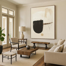 Load image into Gallery viewer, Oversized Earth - Tone Abstract Acrylic for Cozy Reading Nook LargeART0275