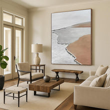 Load image into Gallery viewer, Large - Format Minimalist Earth - Tone Abstract Acrylic Art for Bedroom & Spa LargeART0406