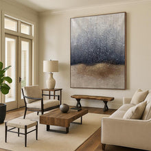 Load image into Gallery viewer, Textured Rain - Themed Abstract Art, Ideal for Calm Reading Nook & Meditative Space LargeART1969