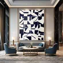 Load image into Gallery viewer, Geometric Pattern Abstract Painting, Ideal for Modern Gallery Wall & Contemporary Café LargeART1327