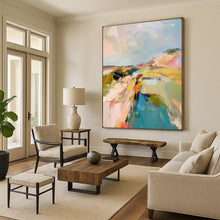 Load image into Gallery viewer, Vibrant Modern Abstract Painting, Perfect for Creative Office & Bold Living Room LargeART2148