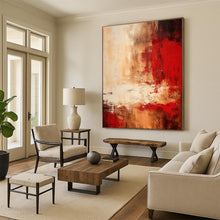 Load image into Gallery viewer, Large - Scale Warm - Toned Abstract Art - Ideal for Luxury Living Room & Cozy Restaurant LargeART0774