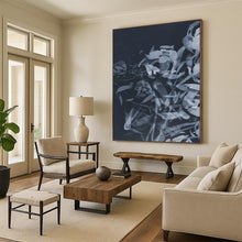 Load image into Gallery viewer, Layered Floral in Gray – Abstract Flower Watercolor DTP240