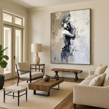 Load image into Gallery viewer, Abstract Solitary Figure Art, Suited for Contemplative Study & Modern Gallery LargeART1832