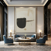 Load image into Gallery viewer, Earthy Tones Abstract Art for Rustic Farmhouse Living Room & Nature - themed Café LargeART0935