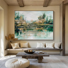 Load image into Gallery viewer, Soft Toned Landscape Abstract - Tranquil Living Room or Bedroom Art LargeART1532