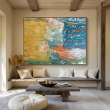 Load image into Gallery viewer, Abstract Landscape Painting on Canvas - “Color Blends” DKH721