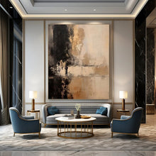 Load image into Gallery viewer, Earthy Tones Abstract Scene Abstract Canvas Painting, Great for Rustic Bedroom & Nature - Inspired Office LargeART1217