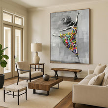 Load image into Gallery viewer, “Graffiti - Style Dancing Figure” - Urban Pop - Art Art on Canvas DKH1605