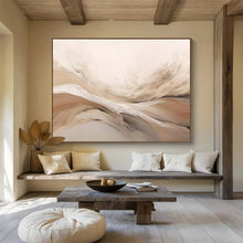 Load image into Gallery viewer, Soft - Toned Flowing Abstract Art for Serene Bedroom & Calming Yoga Studio DKH092