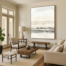 Load image into Gallery viewer, Gray - White Abstract Watercolor Art, Perfect for Serene Bedroom & Calming Bathroom LargeART2054