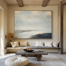 Load image into Gallery viewer, Softly Lit Sea Abstract Art for Scandinavian - Style Home & Serene Study DKH108
