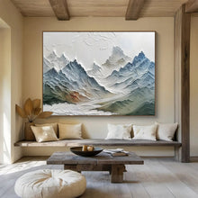 Load image into Gallery viewer, Textured Colorful Mountain Abstract Painting On Canvas DKH453