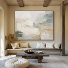Load image into Gallery viewer, Pastel - Hued Abstract Painting for Contemporary Living Room & Art - Inspired Nursery DKH246