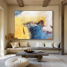 Load image into Gallery viewer, Vibrant Color Fusion Abstract Acrylic painting DLZ156