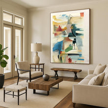 Load image into Gallery viewer, Vibrant Color Block Abstract Acrylic Art - Suited for Art Deco - style Lounge & Creative Kids’ Playroom LargeART0609