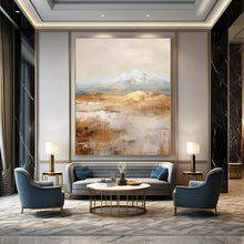 Load image into Gallery viewer, Abstract Mountain Landscape Canvas Painting, Perfect for Adventure - Themed Living Room & Zen - Inspired Den LargeART1219