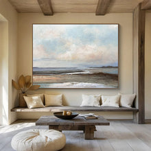 Load image into Gallery viewer, Impressionistic Seascape Painting on Canvas - “Coastal Calm” DKH755