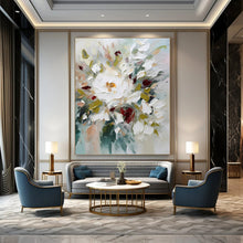Load image into Gallery viewer, Floral Bouquet Abstract Painting, Perfect for Charming Kitchen & Feminine Dressing Room LargeART1332
