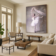 Load image into Gallery viewer, Graceful Abstract Painting, Delicate Ballerina Art for Ballet Academy & Boudoir LargeART2181