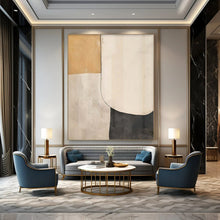 Load image into Gallery viewer, Organic Shape Abstraction Acrylic Art, Perfect for Bohemian Living Room & Creative Studio LargeART1050