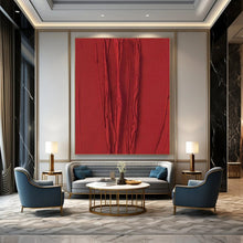 Load image into Gallery viewer, Red Textured Veins Acrylic Art, Suited for Modern Art Gallery & Bold Dining Room LargeART1071