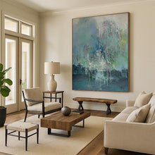 Load image into Gallery viewer, “Dripping Colorful Abstraction” - Multicolor Abstract Art on Canvas DKH1199