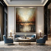 Load image into Gallery viewer, Autumn Forest Reflection Acrylic Art, Ideal for Living Room & Bedroom LargeART1034