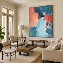 Load image into Gallery viewer, Bold Color - Block Abstract Art, Warm & Cool Tones for Coastal Living Room & Modern Dining Area LargeART2269