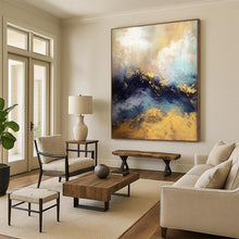 Load image into Gallery viewer, Colorful Abstract Wave Painting, Suited for Coastal - Themed Living Room & Spa - Like Bathroom LargeART1941