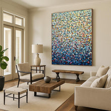 Load image into Gallery viewer, Colorful Pointillism Abstract Art - Perfect for Art Studio & Living Room LargeART2344