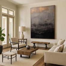 Load image into Gallery viewer, “Moody Grey Abstract” - Expressive Landscape Art on Canvas DKH1662