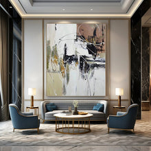 Load image into Gallery viewer, Oversized Hand - painted Abstract Line Chaos Acrylic Art for Artistic Studios LargeART0209