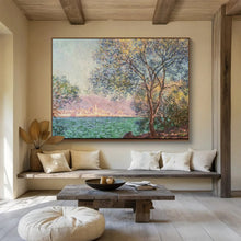 Load image into Gallery viewer, Monet - Style Scenic Painting - For Elegant Living Rooms LargeART1610