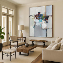 Load image into Gallery viewer, Colorful Abstract Still Life Acrylic Art - Ideal for Bohemian - style Kitchen & Eclectic Home Office LargeART0588