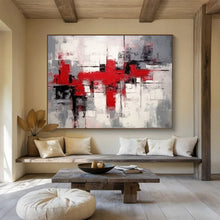 Load image into Gallery viewer, Hand - Painted Geometric Abstract Acrylic Art for Modern Office Decor LargeART1637