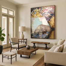 Load image into Gallery viewer, Large - Scale Floral Lady Silhouette Acrylic Art for Boudoir & Garden Café LargeART0418