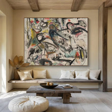 Load image into Gallery viewer, Colorful Chaos Abstract Painting for Creative Studio & Vibrant Café DKH144