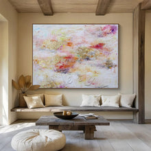 Load image into Gallery viewer, Colorful Abstract Clouds - Cheerful Bedroom Art LargeART1582